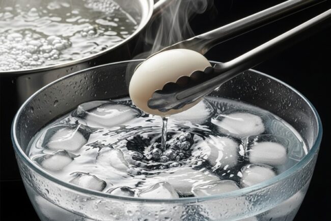آیا پرتاب تخم‌مرغ داغ به آب سرد کار درستی است؟
