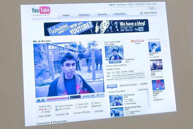 اولین ویدیو تاریخ یوتیوب به موزه منتقل شد