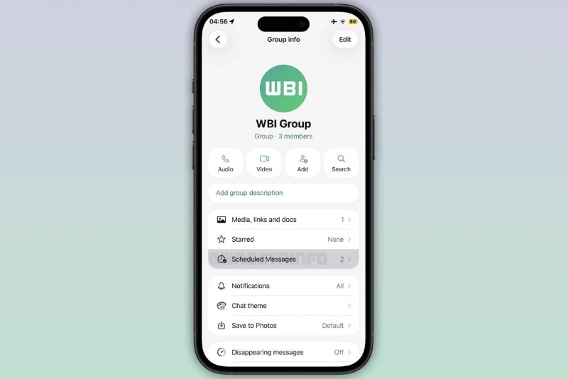 ویژگی زمان‌بندی ارسال پیام‌ها به واتساپ اضافه می‌شود