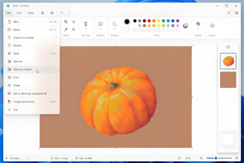 نرم‌افزار Paint ویندوز به فتوشاپ نزدیک‌تر شد